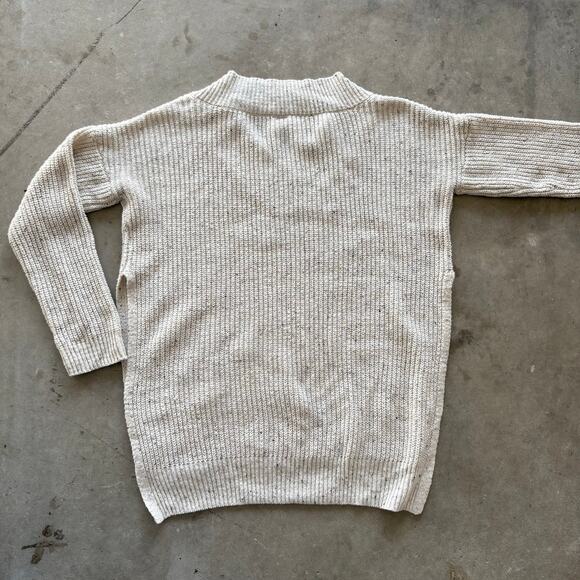 Faded Glory Cotton Women’s V-Neck Slit Sweater - Picture 4 of 8